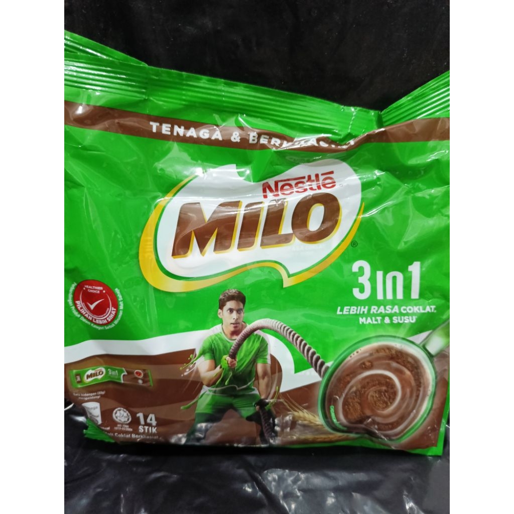 

MINUMAN COKLAT MILO 14 STIK 24 BGKS