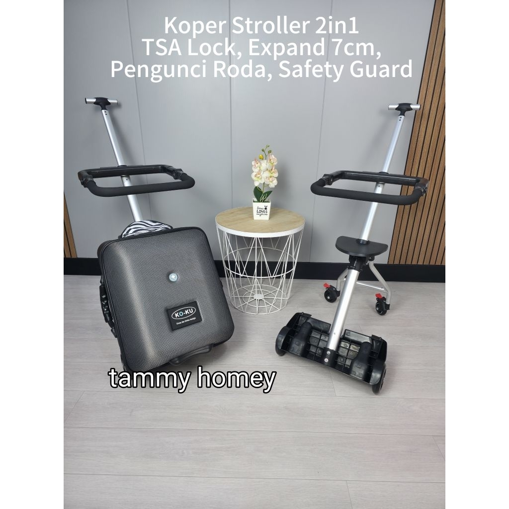 Koper Stroller  Anak Bisa Duduk-Koper Dorong Multifungsi Traveling