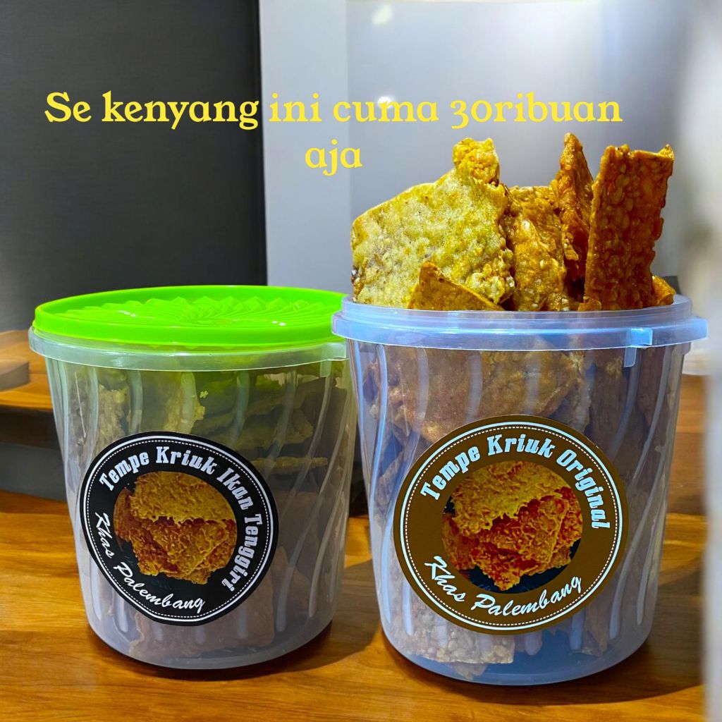 

1kg Tempe Kruik ikan tenggiri Palembang