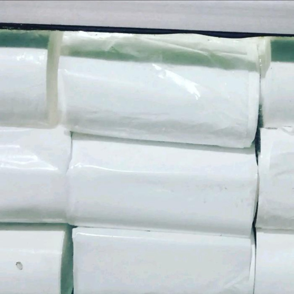 Plastik Tempe #Putih Doff #Putih Susu Lebar 11cm Panjang 250 Meter