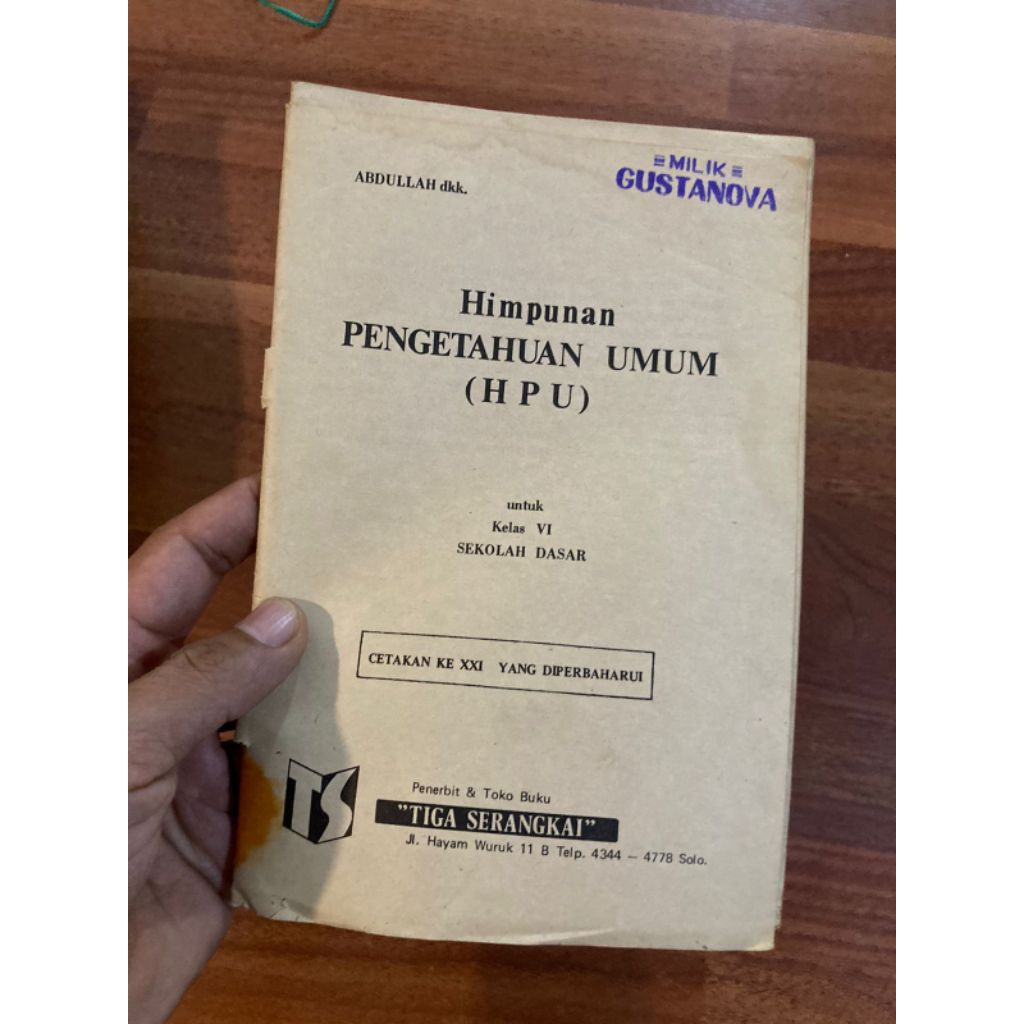 Buku Himpunan PENGETAHUAN UMUM (HPU) oleh ABDULLAH