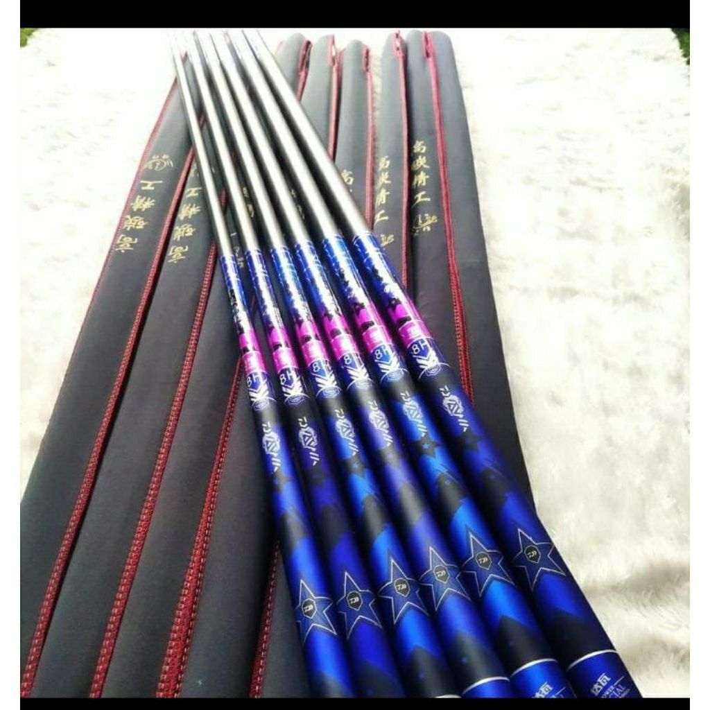 Joran Tegek Daiwa SEIKO 8H 450-630cm Kaku ringan dan kuat Import original Joran Galatama terlaris