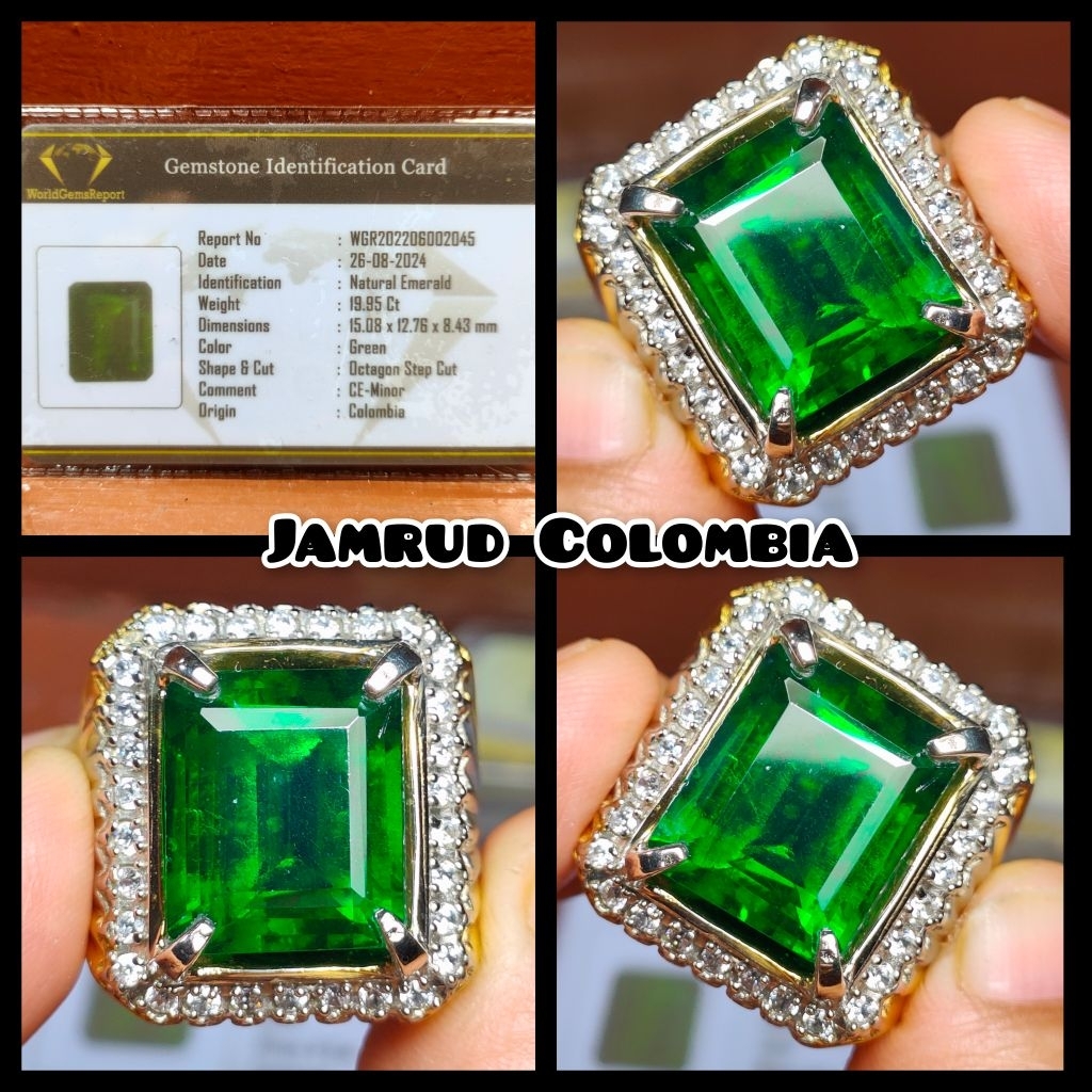 CINCIN PERMATA JAMRUD COLUMBIA IJO BOTOL