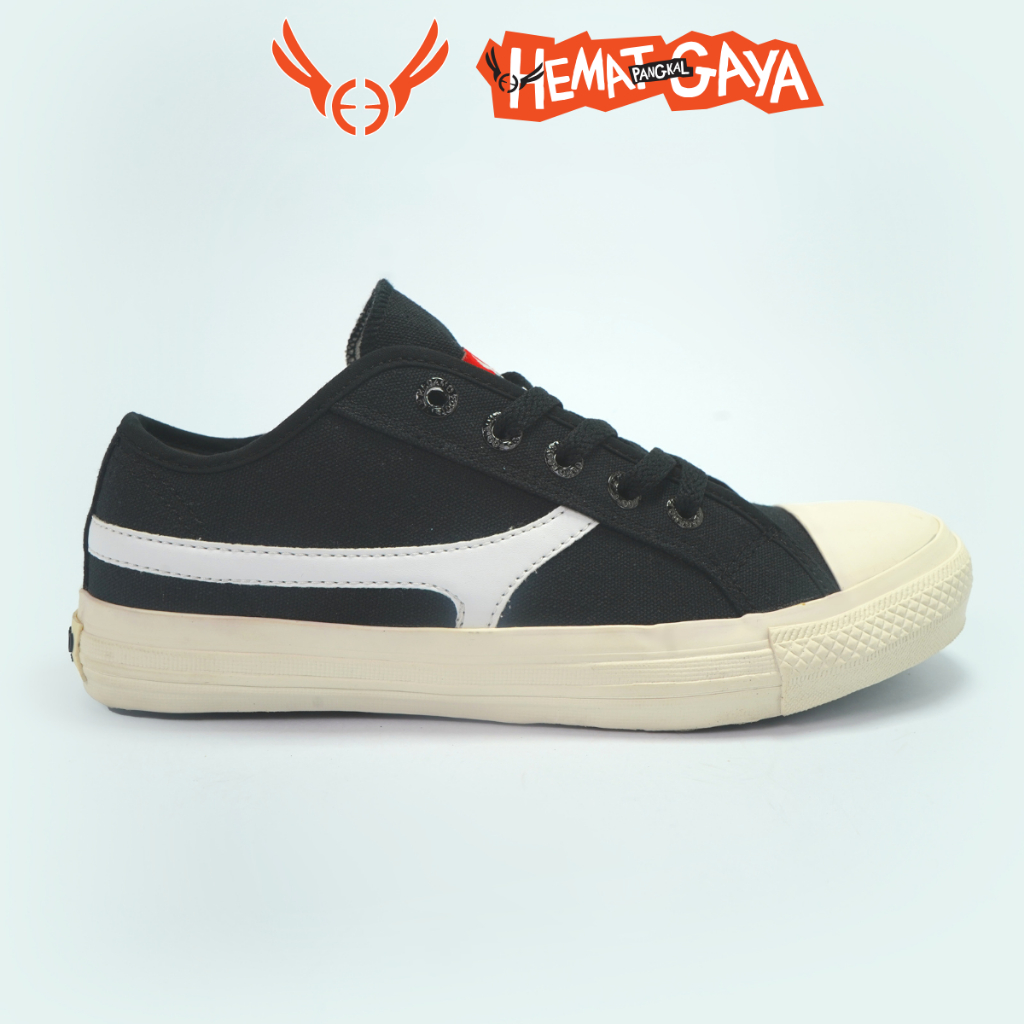 SEPATU HAGAMO UFO - LOW BLACK - Sneakers - (Unisex)