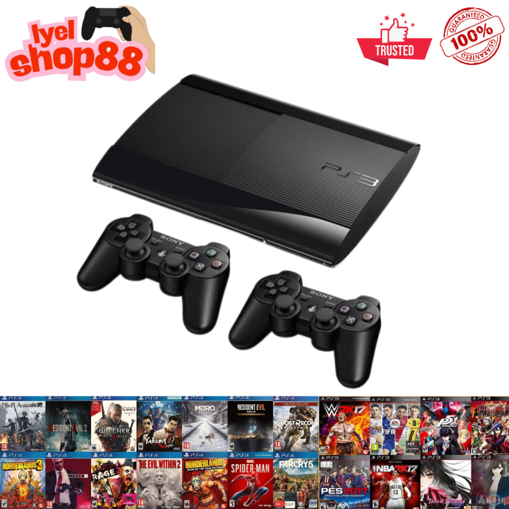 PS3 SONY Superslim CFW/Multiman 500GB/320GB/250GB/160GB - Bergaransi PS3 Playstation
