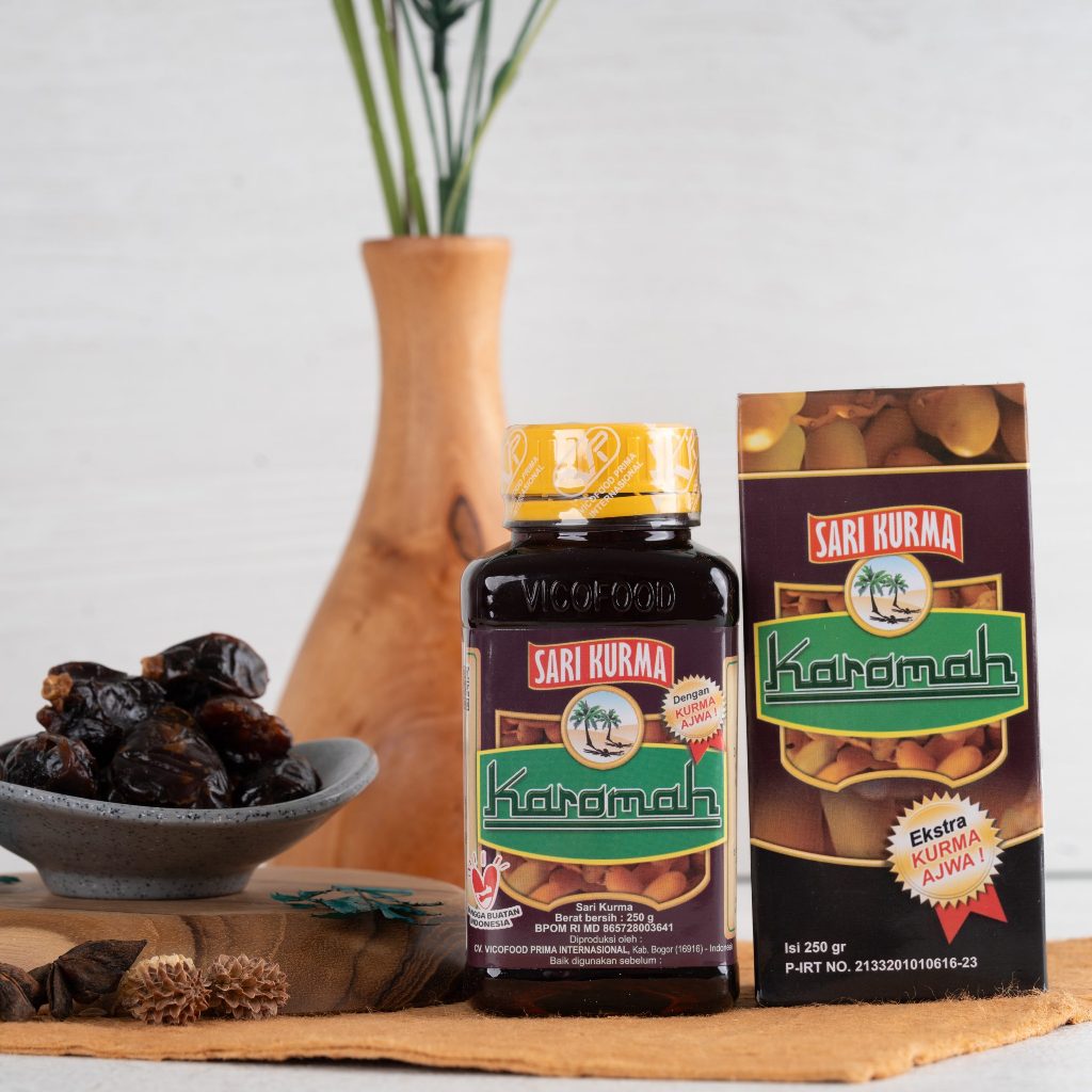 Sari Kurma Karomah Vicomas - Sari Kurma Asli 100% Original - Madu Sari Kurma Original