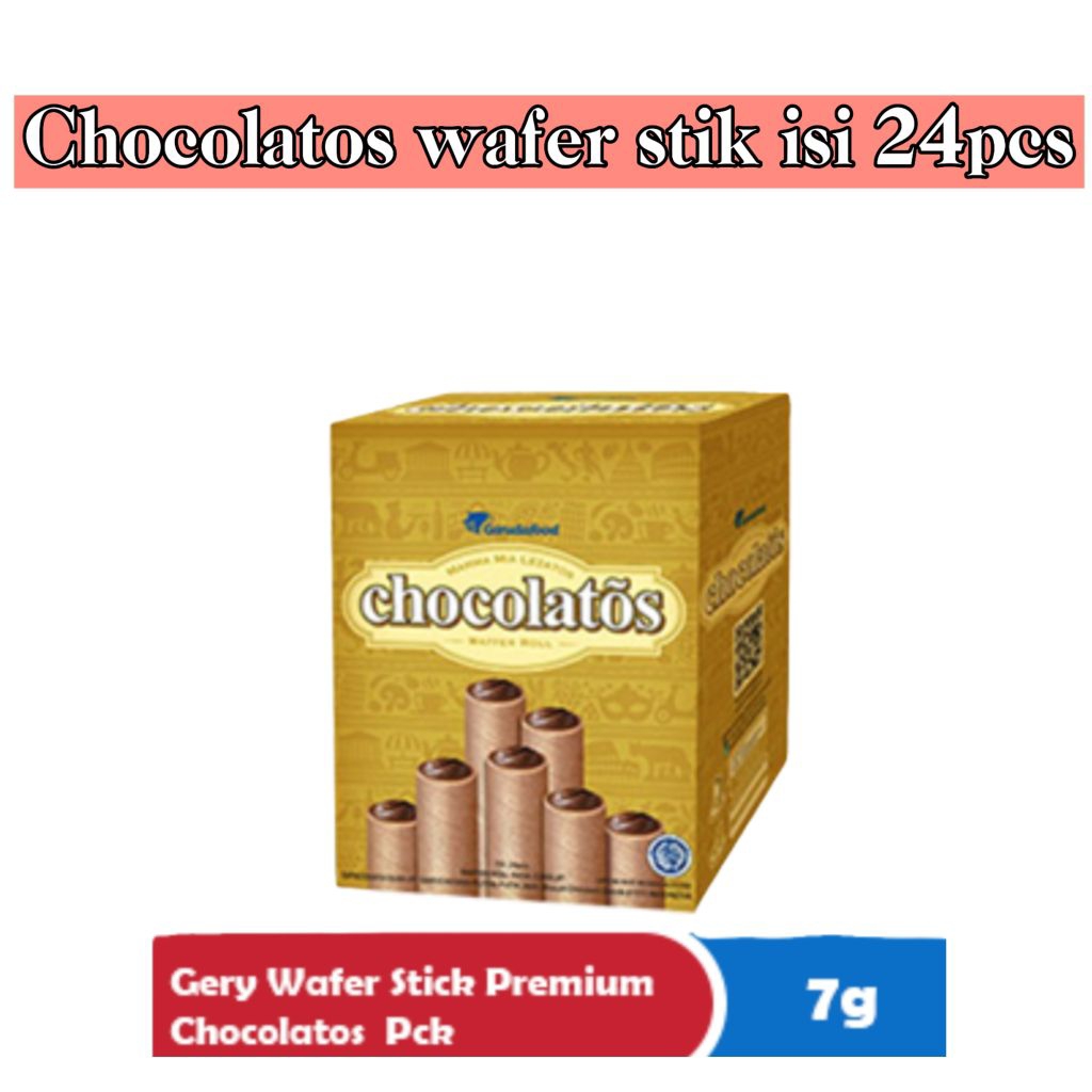 

Chocolatos wafer stik 8gr isi 24pcs/ chocolatos stik wafer