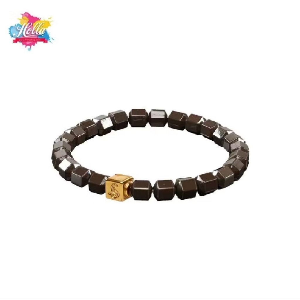 GELANG ALSYVA BLACK GOLD - GELANG KESEHATAN ASLI KOREA 100%