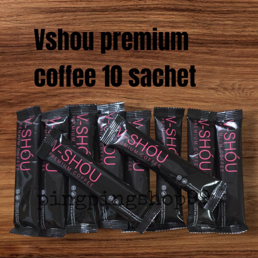 

Vshou coffee isi 10 sachet / slimming coffee/ kopi diet premium