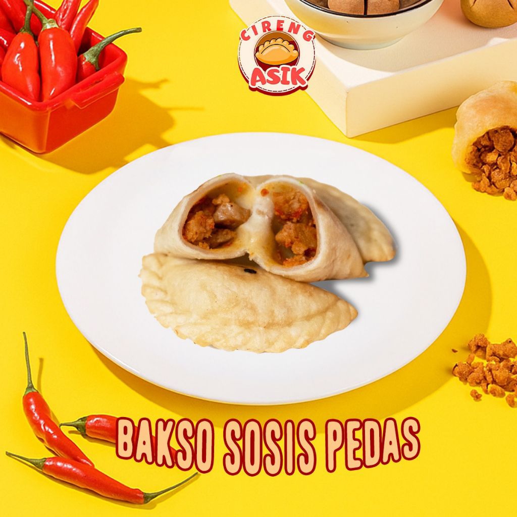 

Cireng Isi Bakso Sosis Pedas Maknyusss Isi 10