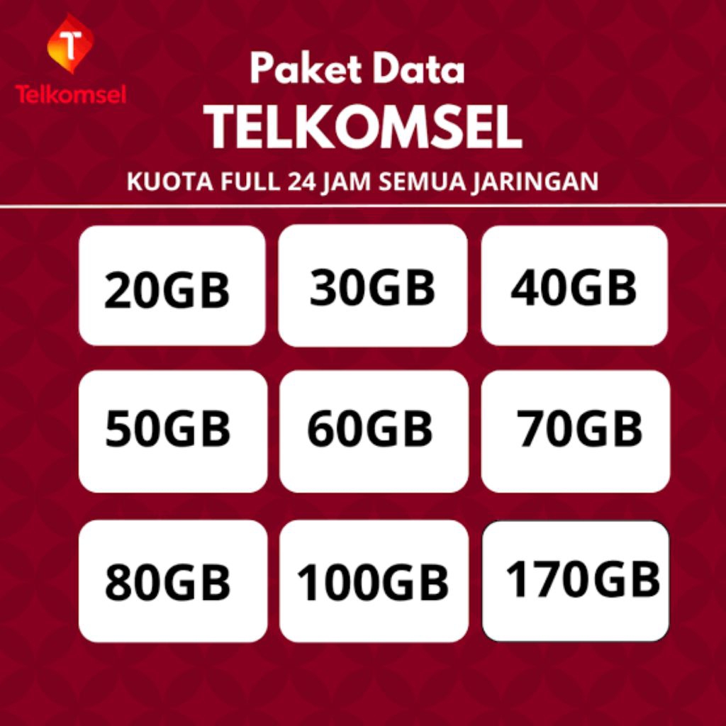 KUOTA BESAR TELKOMSEL, PAKET DATA TELKOMSEL