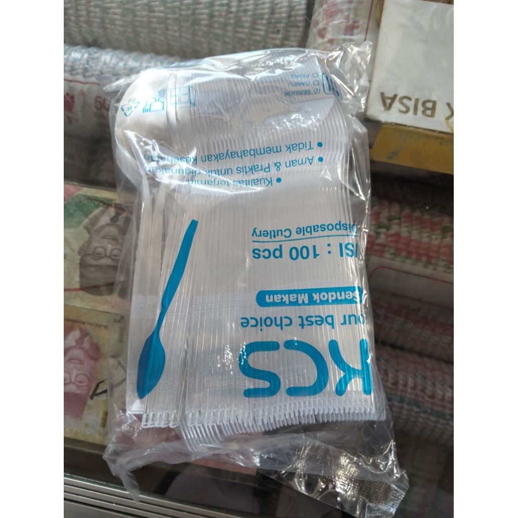 sendok makan bening KCS