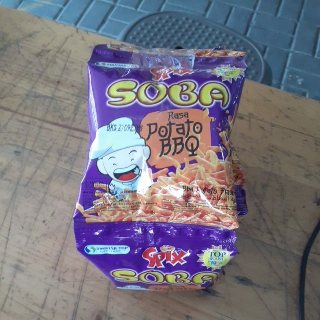 

1 RENCENG ISI 10 SPIX MI SOBA POTATO BBQ