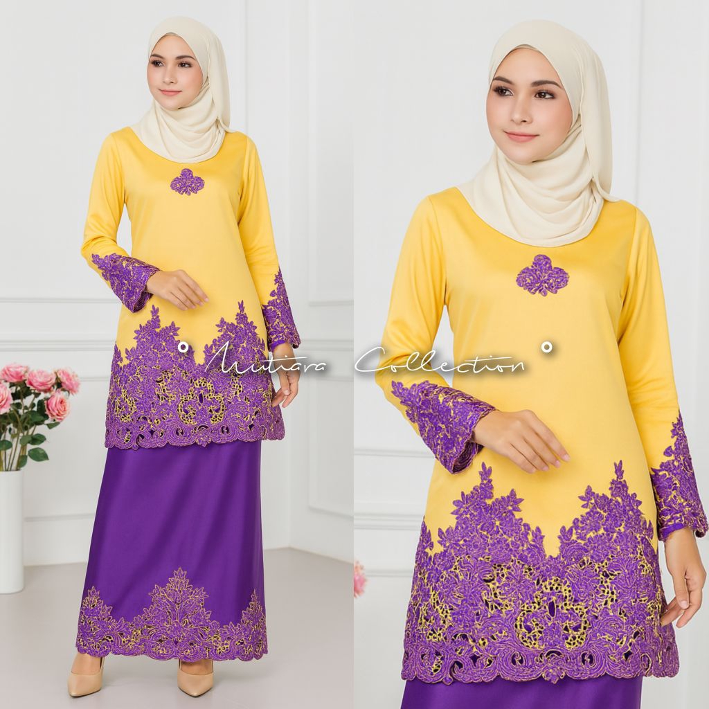 BAJU KURUNG BORDIR KAIN TABRAK  ALL DESIGN
