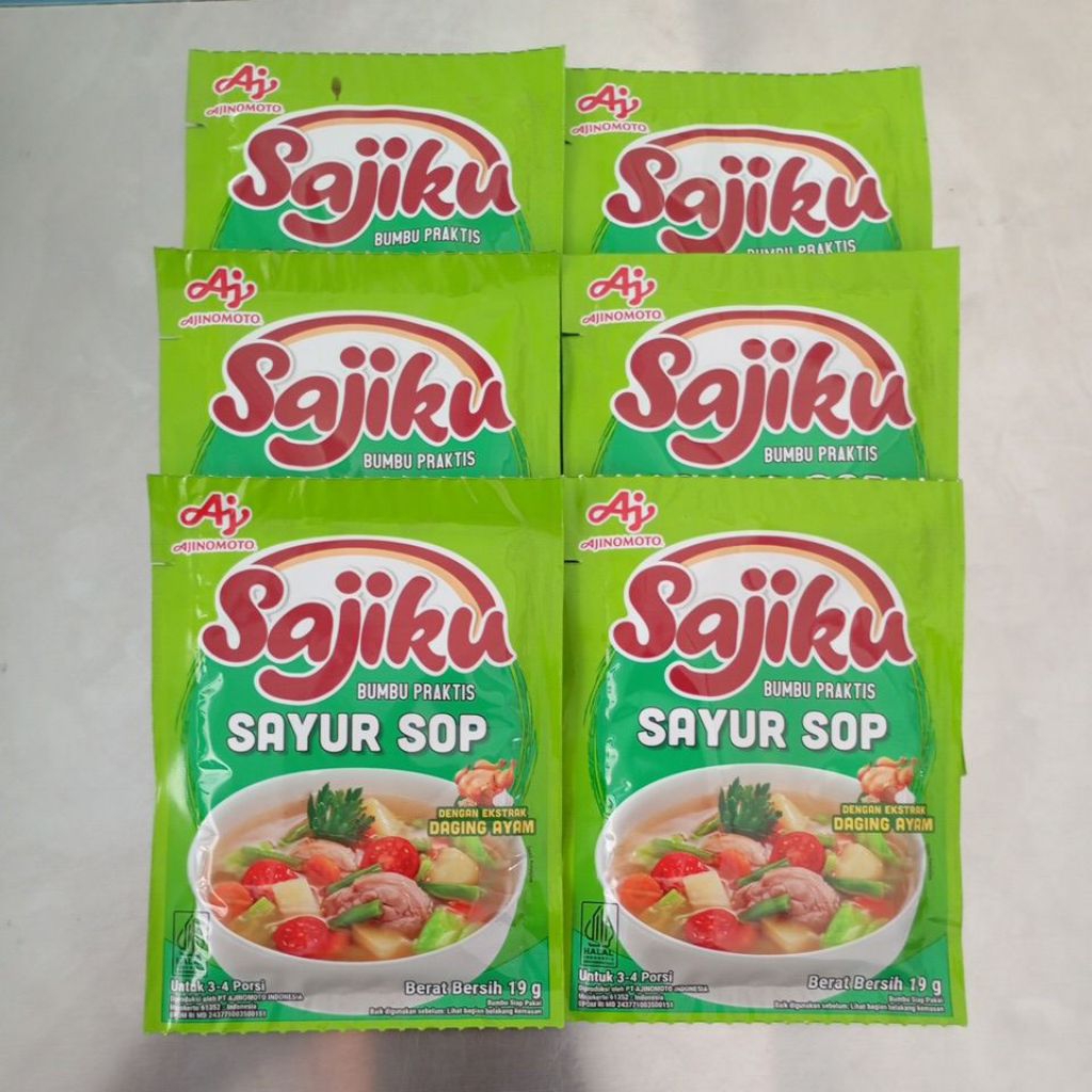 

SAJIKU Sayur Sop 19gr