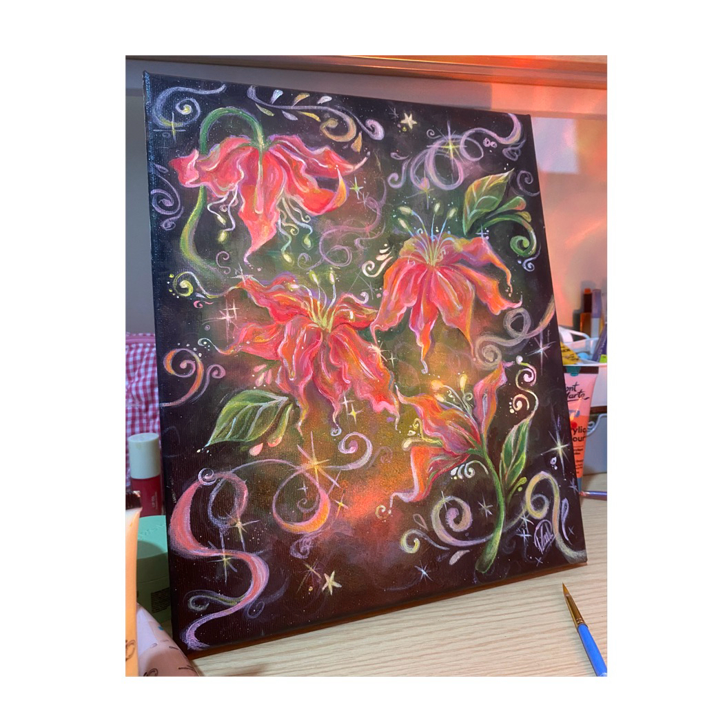 

“Flowers in bloom”