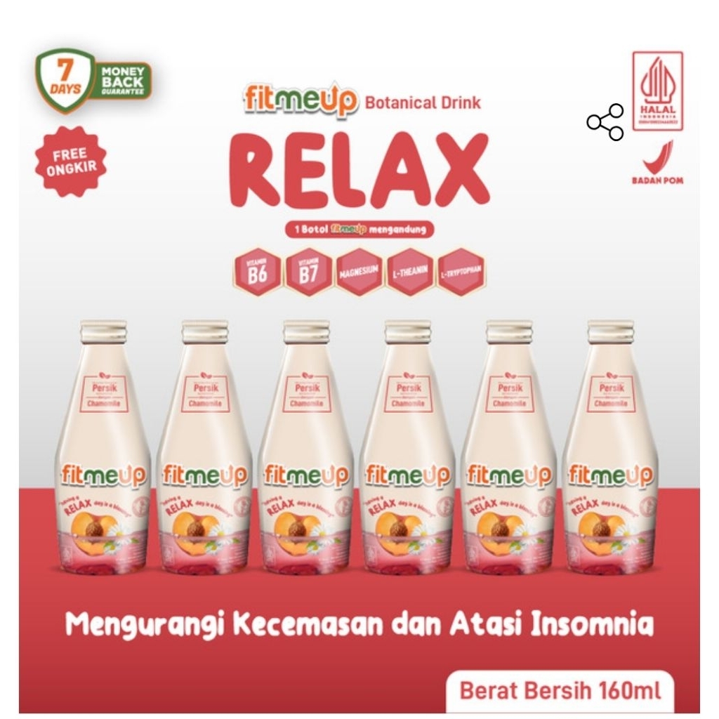 

Fitme Up Botanical Drink 160ml Relax/Active/Focus/Uplift