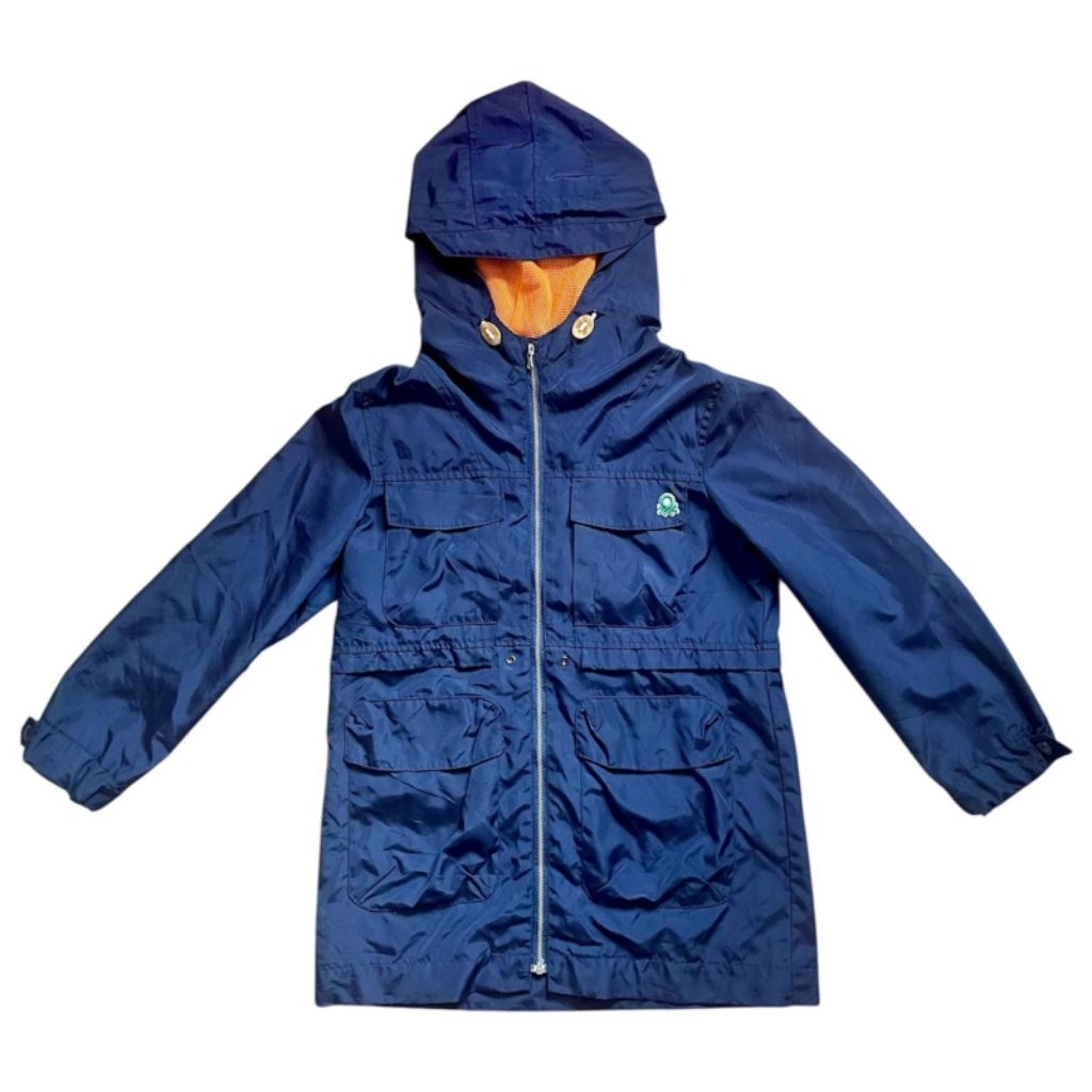 Benetton Navy Parka Outer Anak (7/8 Y)