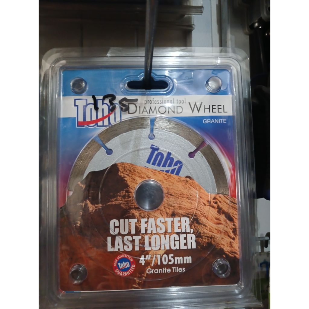 TOHO DIAMOND WHEEL 4"