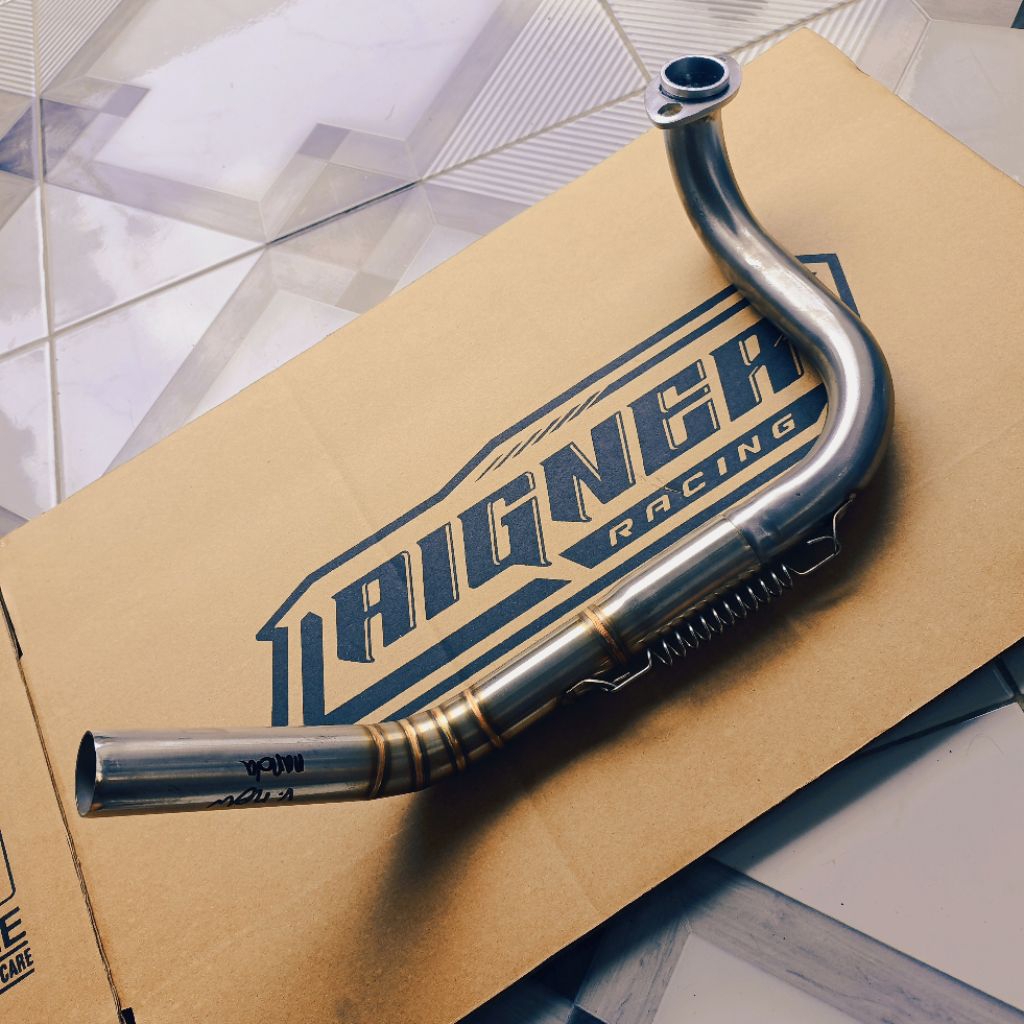 Leher Samping Knalpot Standar Racing/Bobok Vario 125/150 new 150/125 old