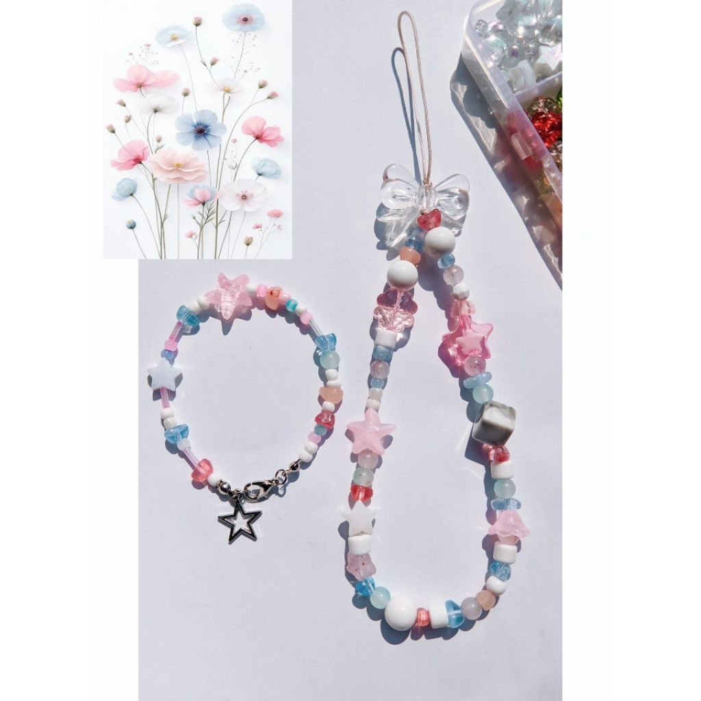 couple aksesoris>gelang manik aesthetic>gelang couple>bracelets>phonestrap aesthetic>gelang couple>g