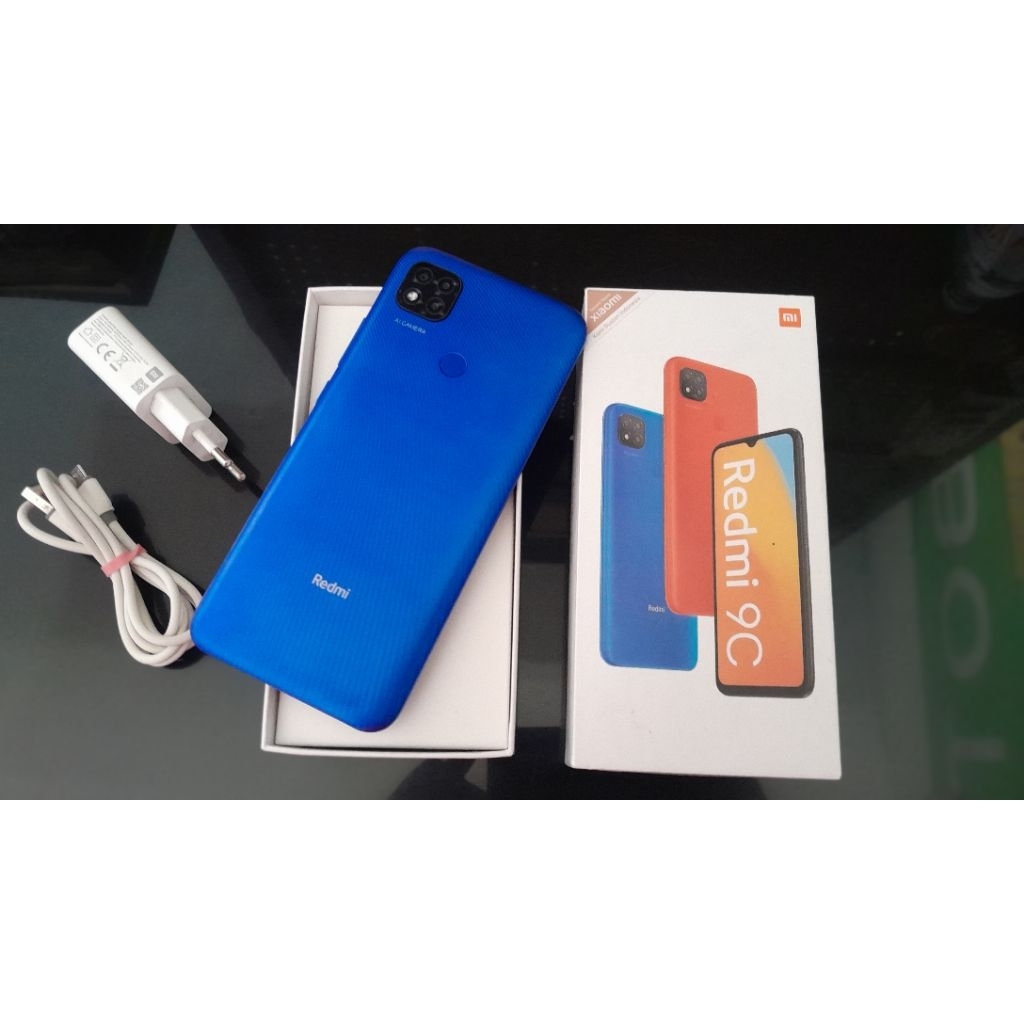 [AzamMediaPonsel] Redmi 9C Ram 4/64GB Second Fullset Normal jaya