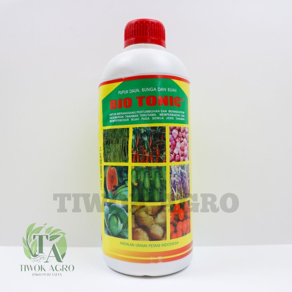 Pupuk Cair Bio Tonic 1000 ml (1 Liter) - Penyubur & Pembesar Buah Semua Jenis Tanaman