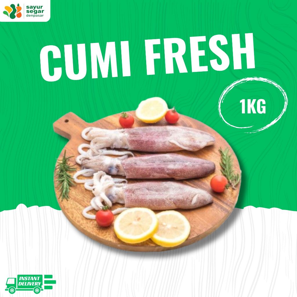 

Cumi Fresh 1kg - Sayur Segar Denpasar