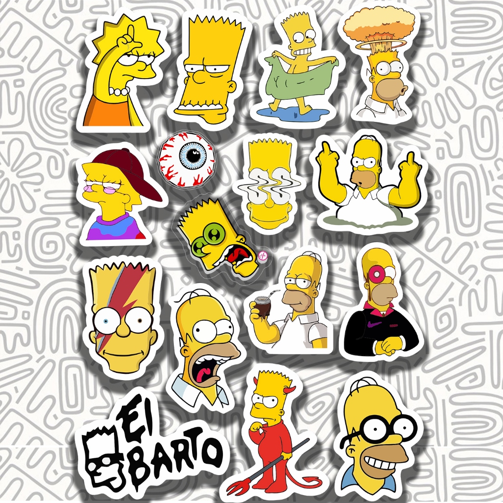 Stiker The Simpsons || Sticker Hype Simpsons