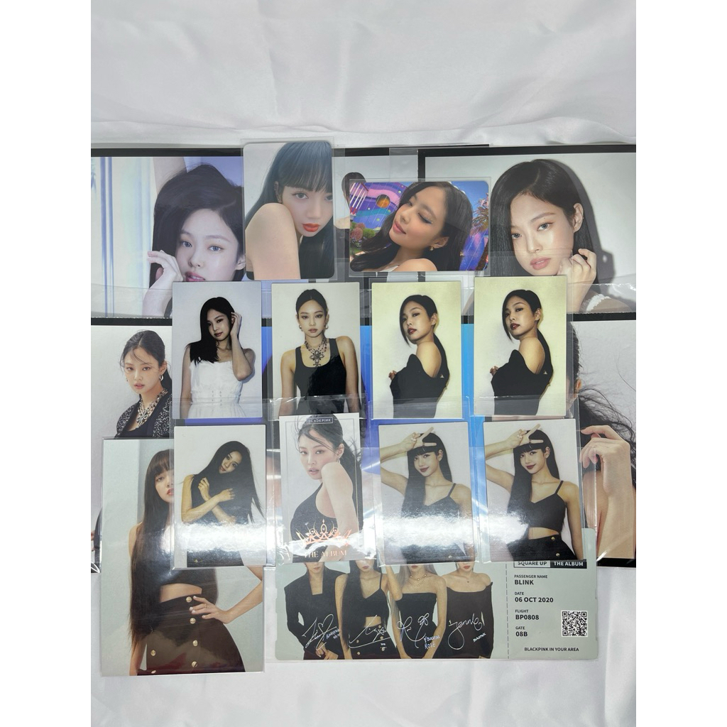 Blackpink The Album Photocard PC Postcard Limited Edition Jennie Lisa Jisoo