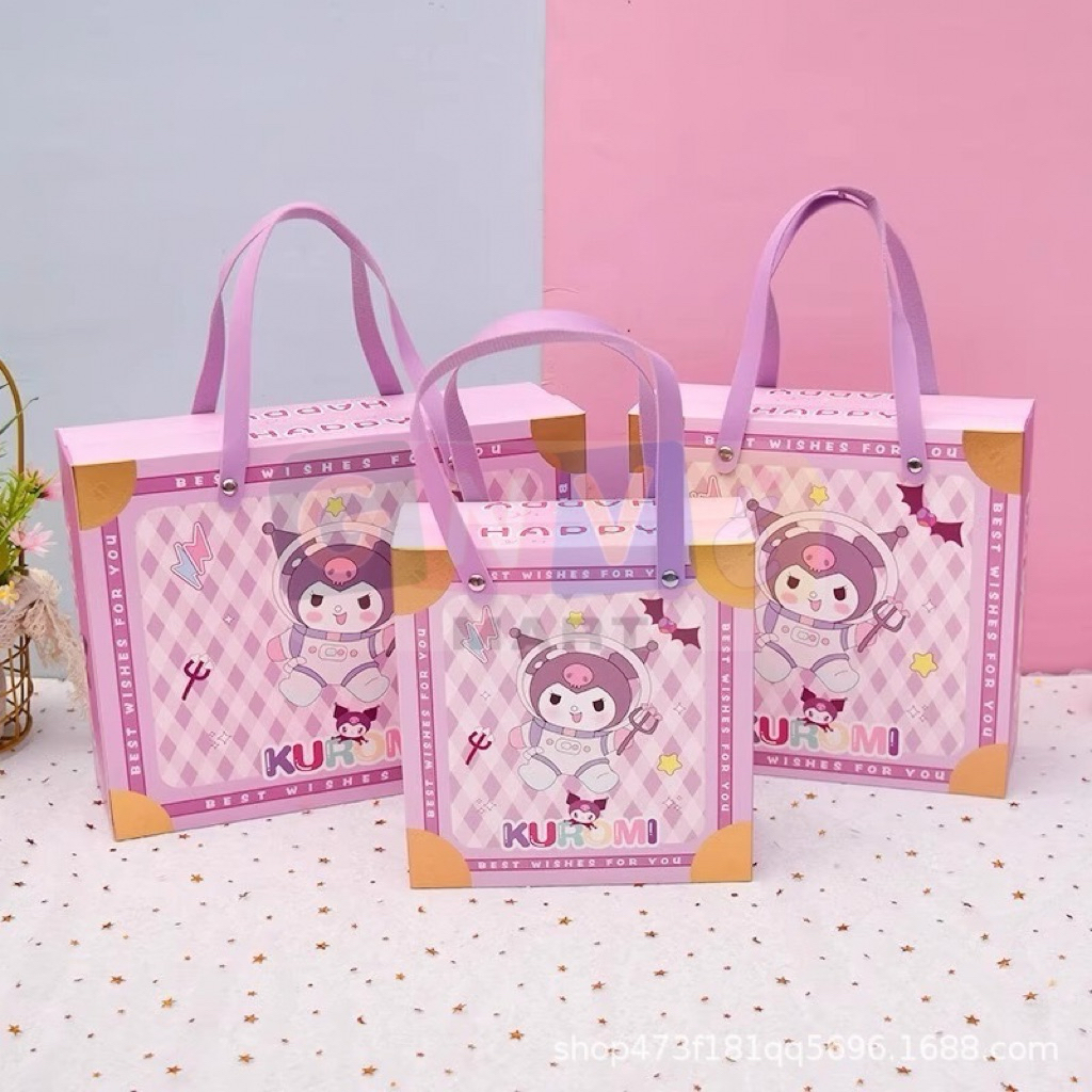 

GNV Goodie Bag/ Tas Ulang Tahun/ Souvenir/ Kado/ Snack Anak-anak SANRIO Cinnamoroll Kuromi