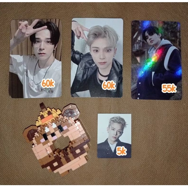 Photocard Treasure Official Asahi Hyunsuk Memkit 1.0 Kucing Kuromi Welcol 2022 Hoodie Hitam Lucky Dr