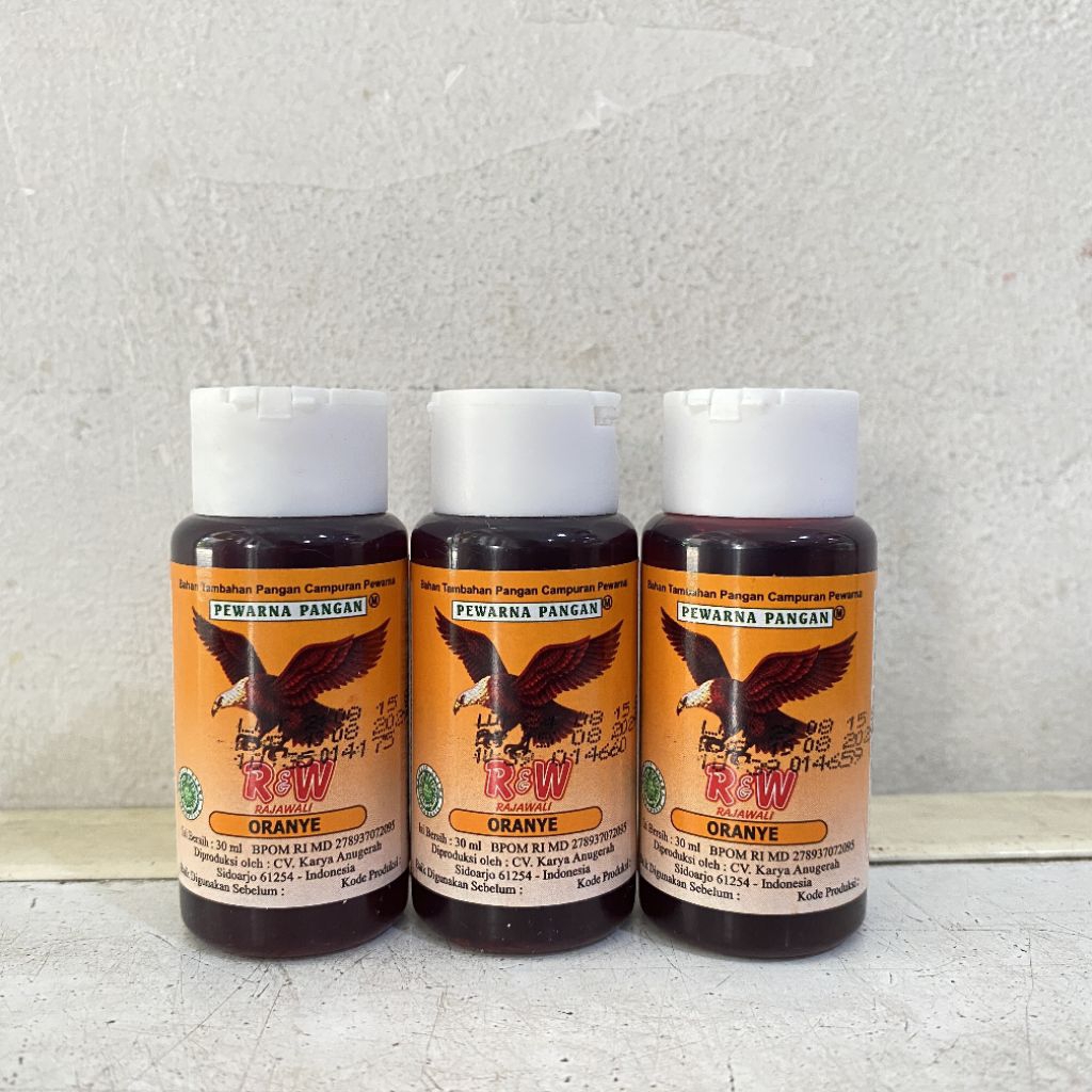 

Pewarna rajawali ORANYE 30ml | pewarna oren | pewarna orange