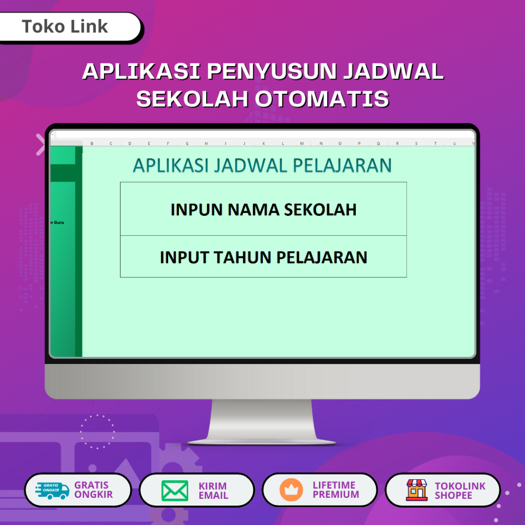 APLIKASI PENGOLAHAN JADWAL MENGAJAR SEKOLAH | TERSEDIA UNTUK 35 KELAS