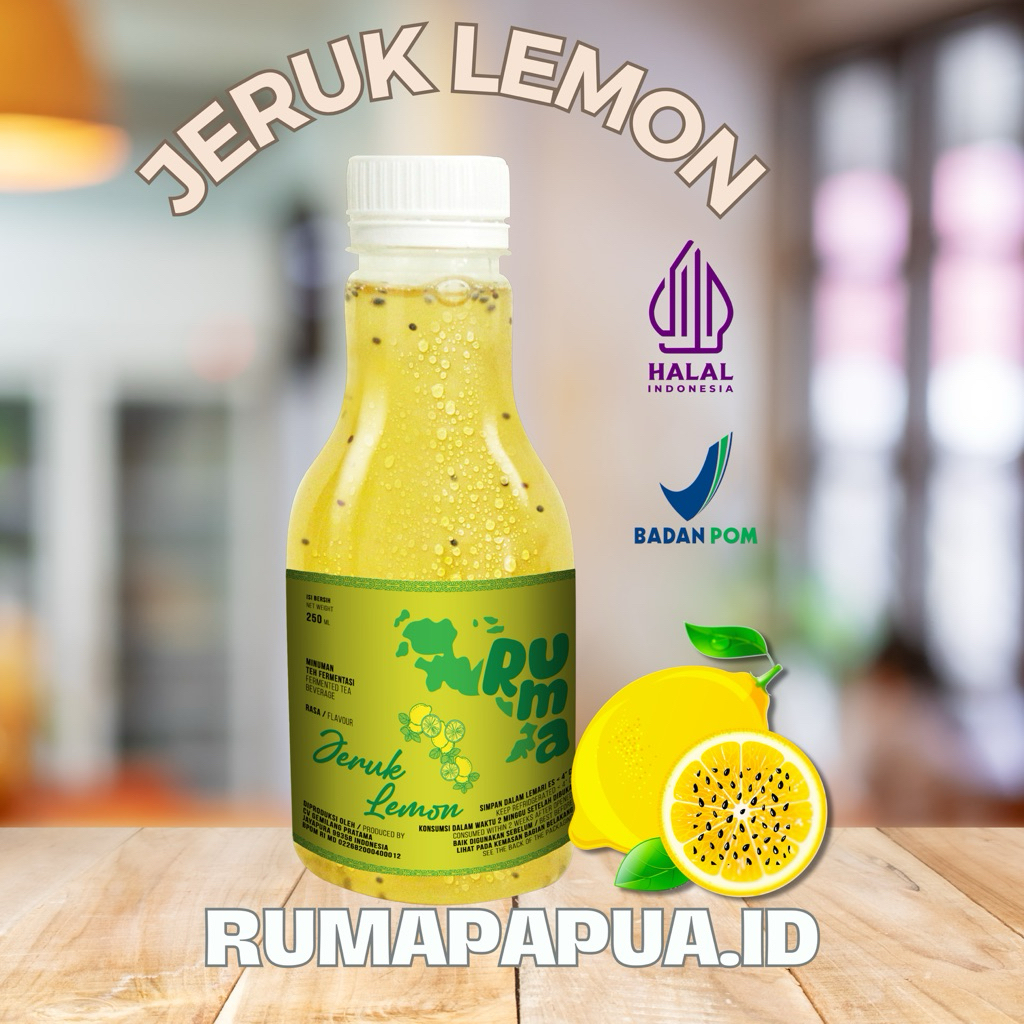 

RUMA Kombucha Jeruk Lemon - 250ml