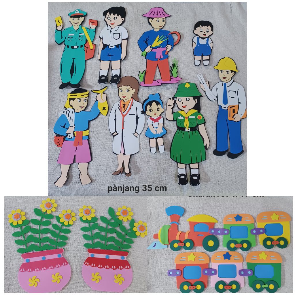 Hiasan Dinding Stiker Eva 3D Dekorasi Kelas