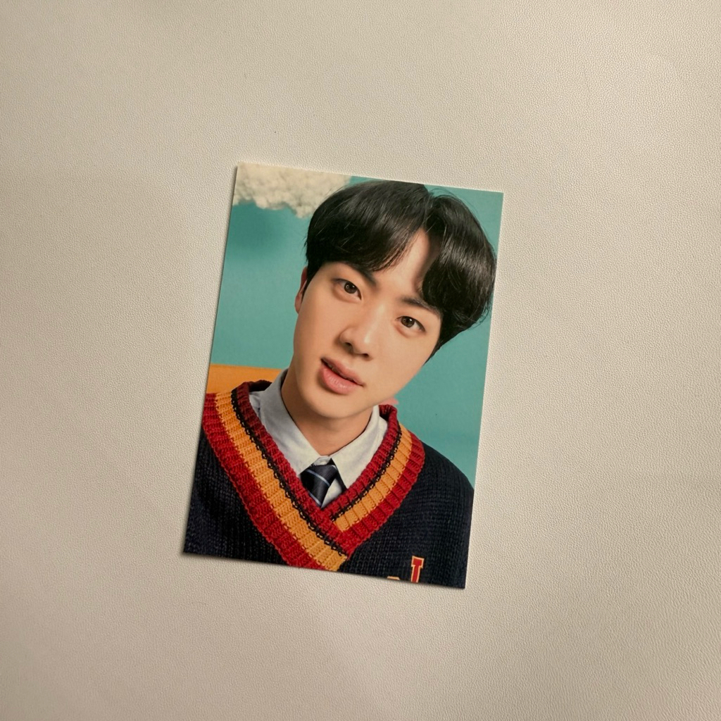 photocard pc seokjin jin binder hea japan official bts
