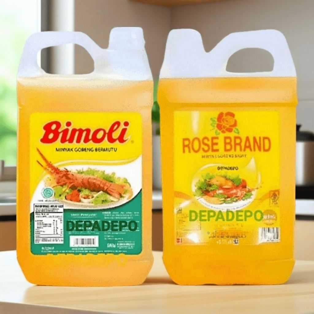 

Minyak Goreng 5 Liter Jerigen Pilihan Bimoli / Rose Brand