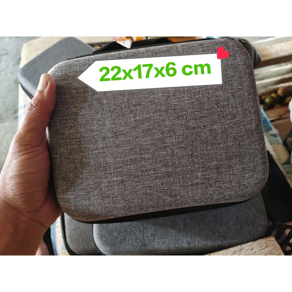 Tas drone abu abu premium bonus busa di dalamnya