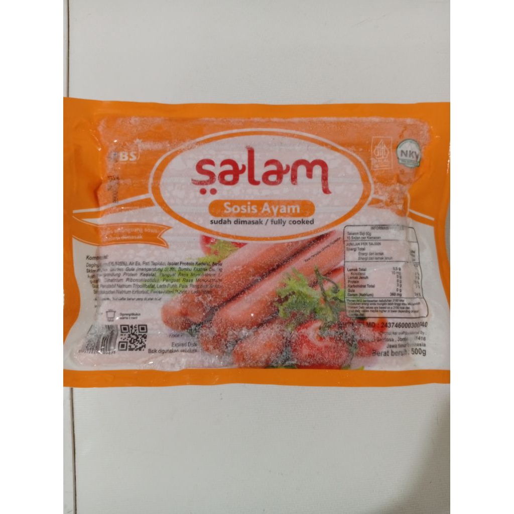 

Sosis Salam Ayam 500G Frozenfood