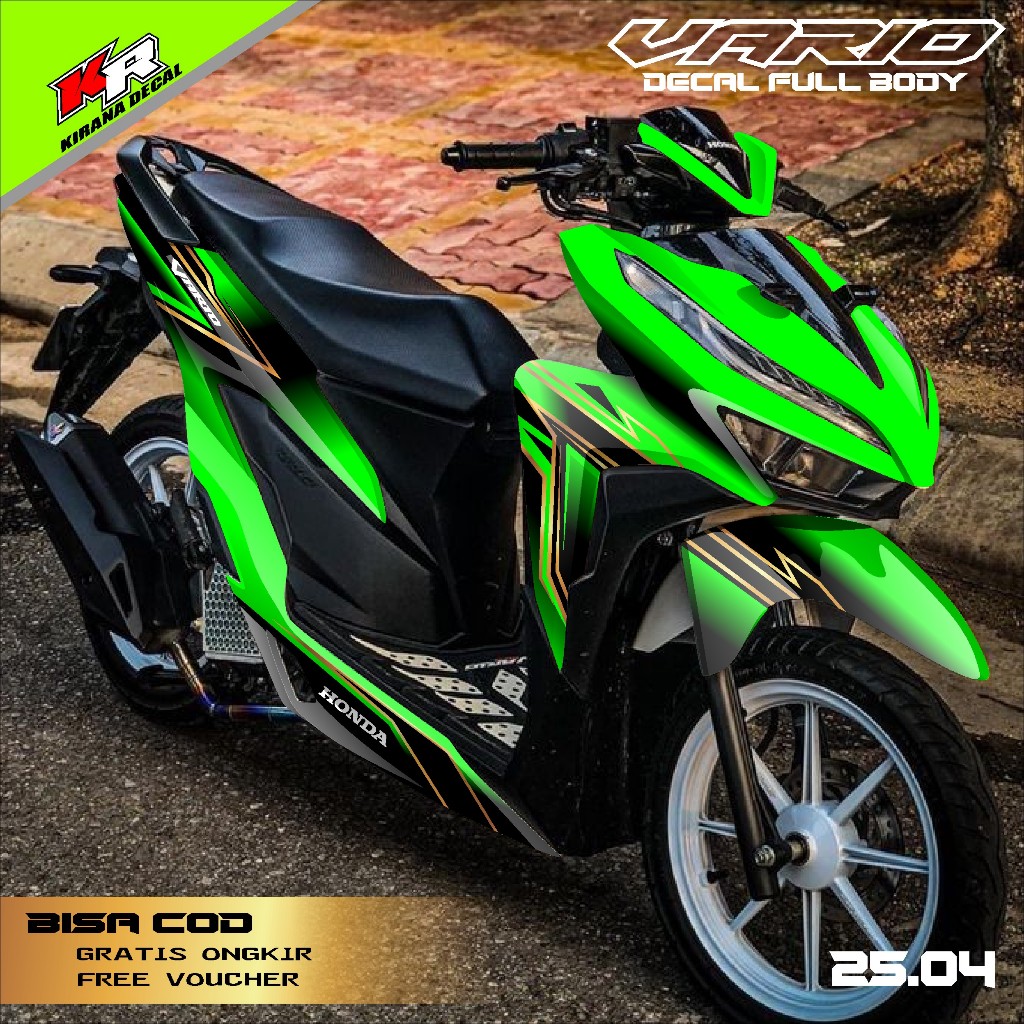 COD Decal Sticker Vario 150 New Full Body  Decal Stiker Vario 125 gen1 Full Body - Stiker Variasi Va