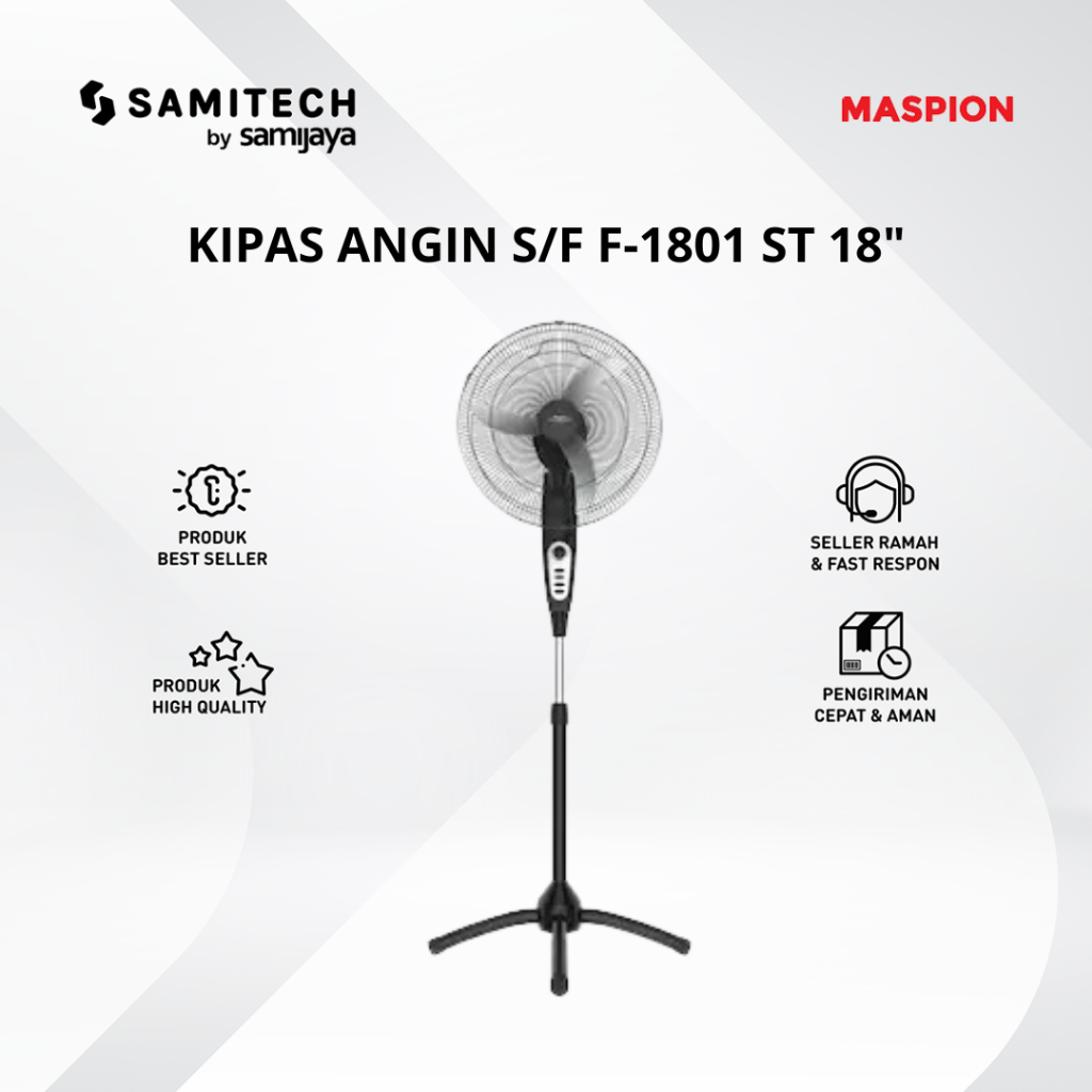 KIPAS ANGIN MASPION 18" S/F F-1801 ST F 1801ST 18INCH