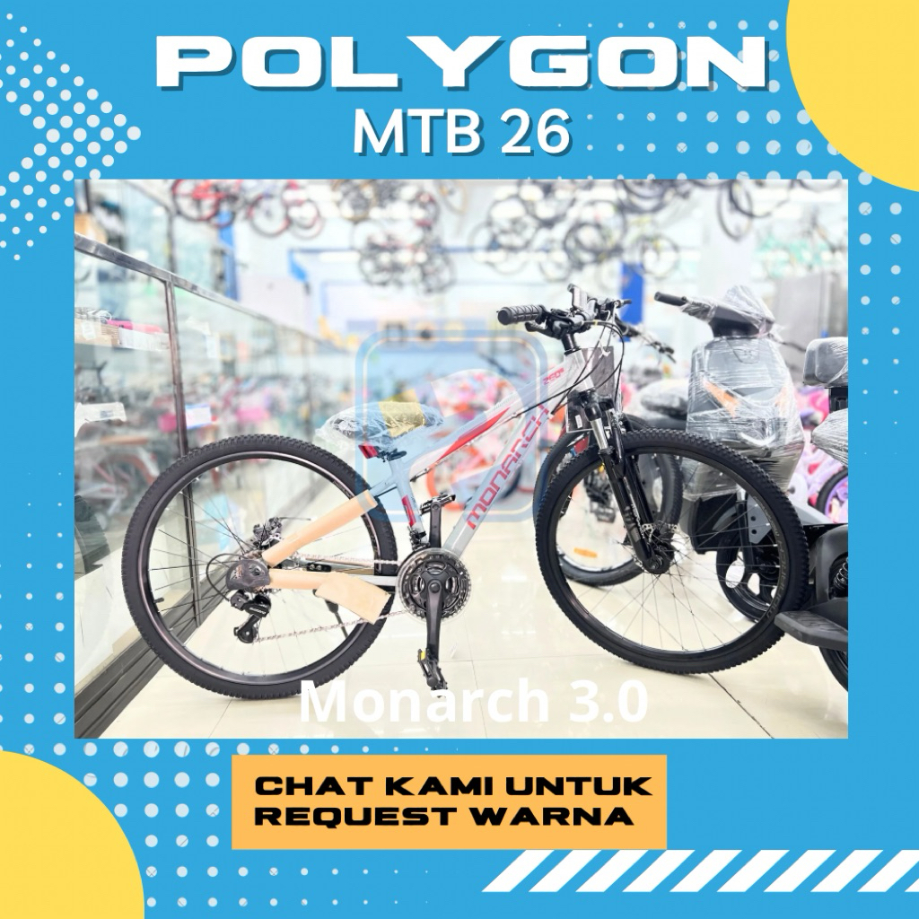 SEPEDA DEWASA LAKI LAKI POLYGON 26 MONARCH 3.0 [PROMO LAMONGAN]