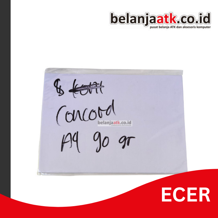 

[ECER] Kertas Concorde A4 90 Gram PLS