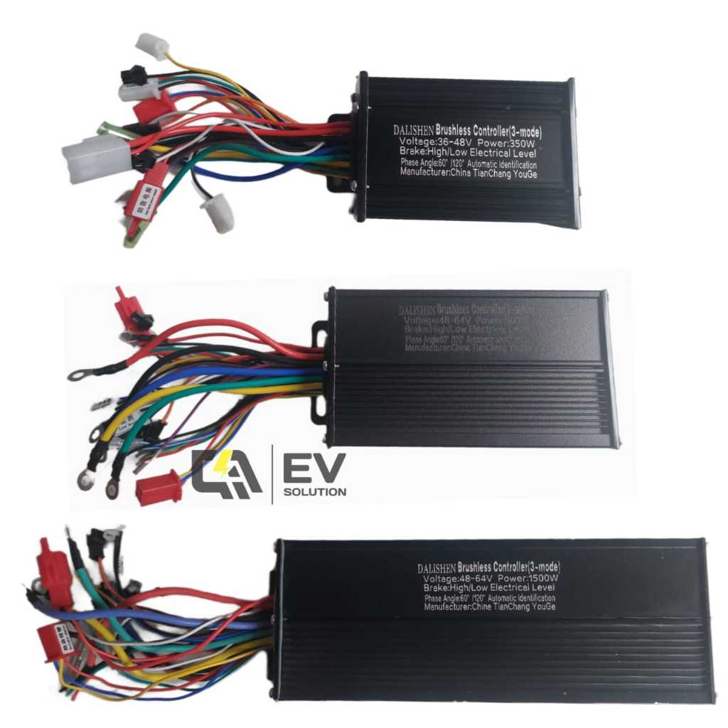 Controller 36V - 48V - 60V 350 Watt - 1500 Watt Sine Wave Sepeda Listrik