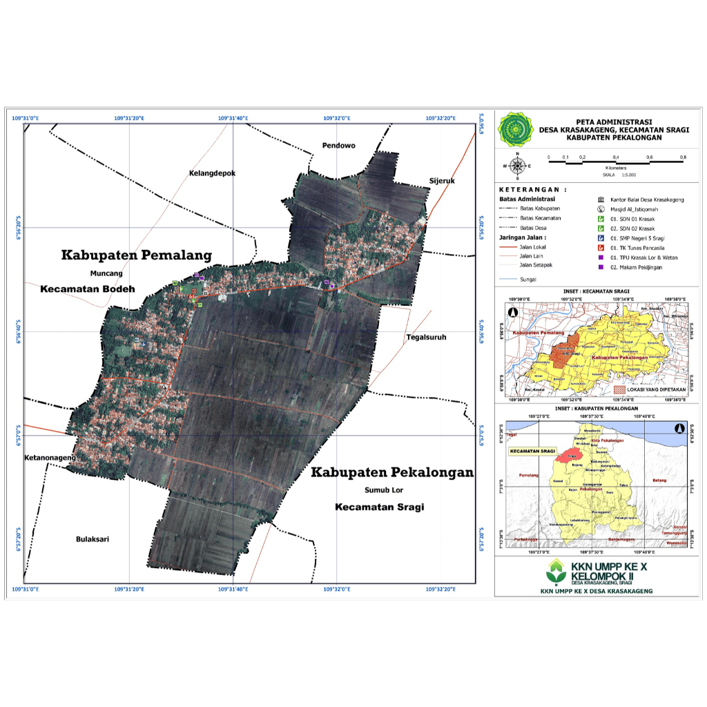 Jasa Pembuatan Peta Sederhana/Peta Administrasi/Lokasi Penelitian (dalam bentuk softfile)