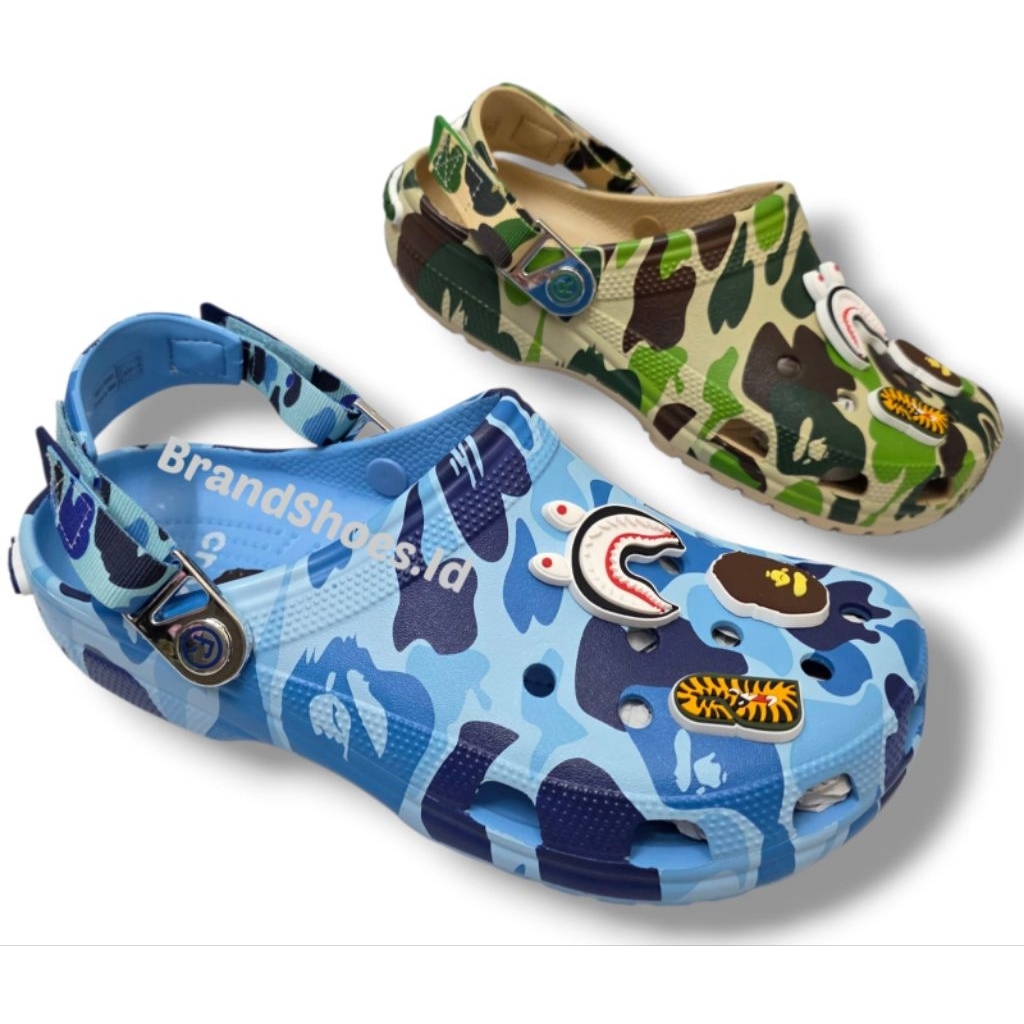 CROCS CLASSIC X BAPE/CROCS BAPE/CROCS CLASSIC/SANDAL CROCS PRIA/SANDAL PRIA