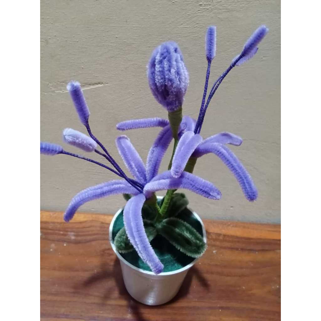 Hiasan Rumah | Bunga Kawat Bulu