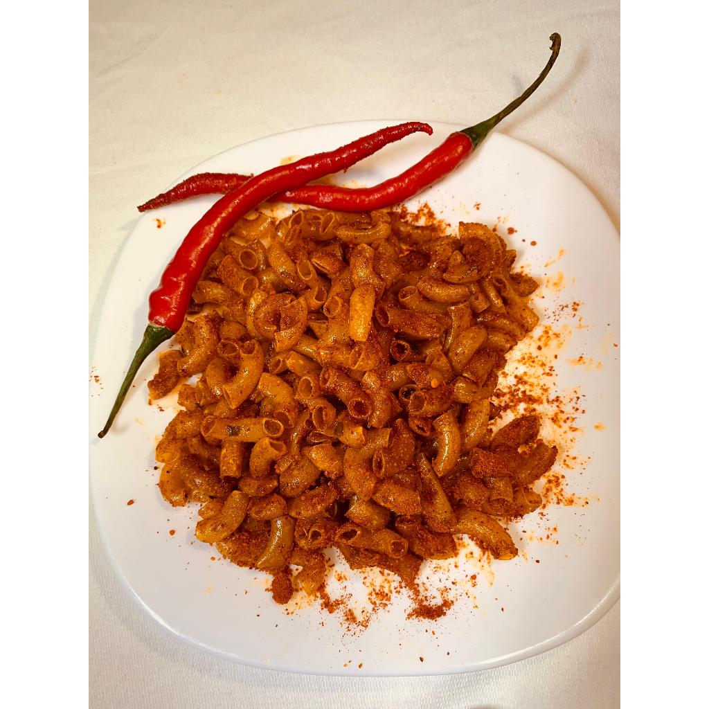 

500gram makaroni cikruh bumbu pedas daun jeruk kriuk kress cemilan viral