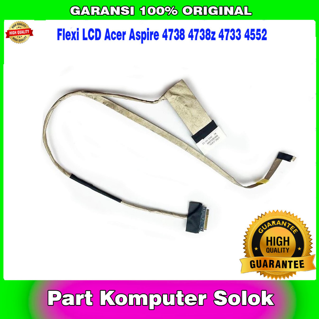 Kabel cable lvds flexible lcd Acer Aspire 4738 4738Z 4733 4733z 4235 4252 D642 ZQ5 4552G DD0ZQ5LC000